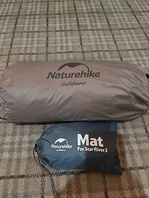 Naturehike Star River Tent Silicone Fabric Ultralight 2 Person Double Layers Rod • £110