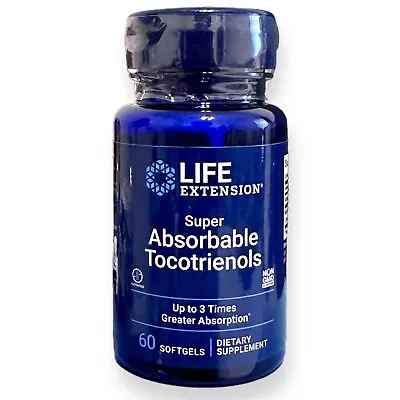 Life Extension Super Absorbable Tocotrienols 60 Softgels Vitamin E New • $20