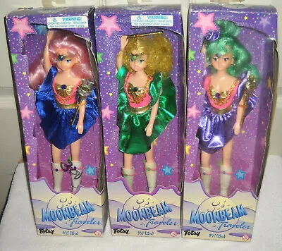 #11277 RARE NIB Vintage Set Of 3 Totsy Moonbeam Traveler Clone Sailor Moon Dolls • $7280.79