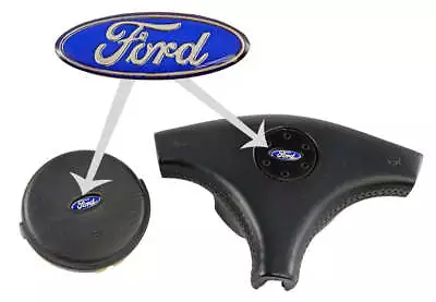 1984-1989 Mustang Steering Wheel Ford Blue Oval Emblem Badge Logo 1 1/8  • $12.21