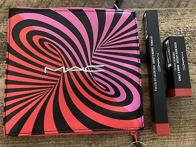 MAC Ruby Woo Lipstick Lipliner Duo Set Plus Pouch - Brand New Unopened • £40