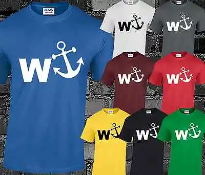 £7.99 • Buy W ANCHOR Mens T Shirt Funny Joke Comedy Rude Cool Hipster Retro