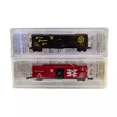 Micro Trains Line Atlantic Coast Line & New Haven Z Scale Model Train 2P Lot • $55.01