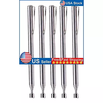 5 Pieces Magnetic Telescoping Pick-Up Tool Magnet Stick Gadget For Men Birthday  • $7.99