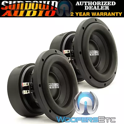 (2) Sundown Audio E-8 V.6 D4 8  Subs 300w Rms Dual 4-ohm Car Subwoofers Speakers • $259.98