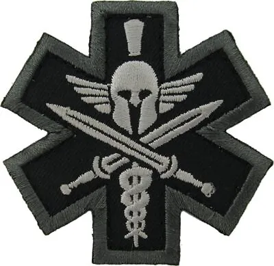 Tactical Medic Spartan Morale Patch (SWAT (Black)) • $11.69