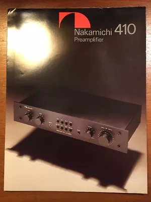 Nakamichi 410 Preamplifier Original Brochure P293 • $17.75