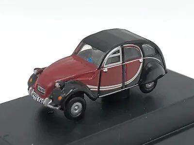 Oxford Automobile N Gauge Vehicle - Citroen 2CV Charleston Maroon Black NCT001 • £5.50