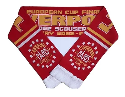 Football Scarves & Memorabilia Liverpool 28/05/2022 Champions League Final Scarf • £5.99