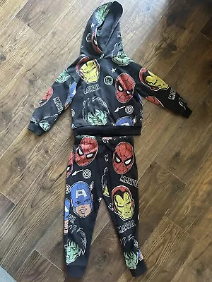 H&M Marvel Tracksuit Hoodie Sold Out 5-6 Years Jogging Bottoms Superhero • £10