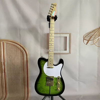 Tuff Dog Tele TL Merle Haggard Electric Guitar Maple Fretboard Green Burst • $245.19