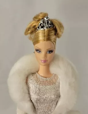 1991 Holiday Visions Winter Fantasy Barbie Special Edition Mattel Fur Velvet • $28.70