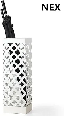 $27.95 • Buy NEX Metal Umbrella Stand Rack Holder Walking Sticks Entryway For Home Office