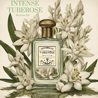 Intense Tuberose Perfume Oil Soliflore. Natural And Organic Handmade. • $45.99