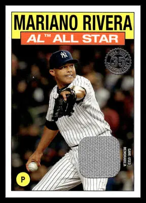 2021 Topps Mariano Rivera  1986 All-Star Game Used Jersey 86ASR-MR Yankees • $11.99