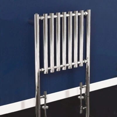 £109 • Buy Phoenix Mia Floor Standing Designer Radiator In Chrome 80cm X 60cm (ra064)