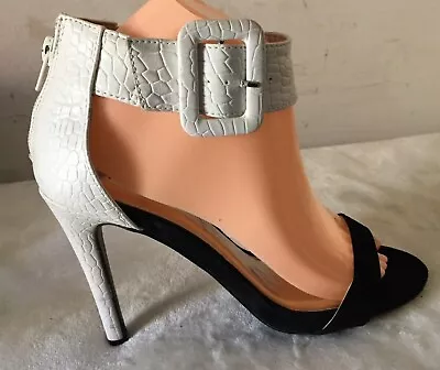 Women's Party Shoes Peep Toe Ankle Strap W/Buckle High Heels Size 7 New  • $19.99