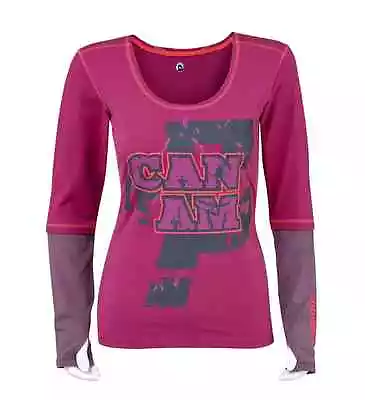 Can-am Ladies' Varsity Long Sleeve Tee 286490 • $34.99