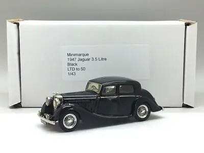 $209.64 • Buy Minimarque White Metal 1947 Jaguar 3.5 Saloon Black 1/43