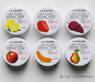 6 LA COLORS Nail Polish Remover Pads  6 Scented Set - Total 192 Pads   *Joy's* • $7.49