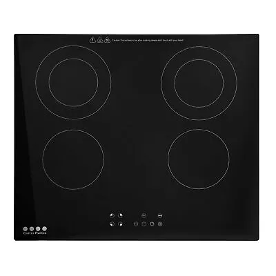 Commercial Electric Cooktop Ceramic Stove 4 Burners Touch Control • $202.87