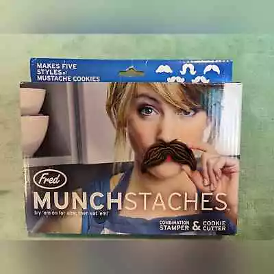 Mustache Cookie Cutters NIB • $12