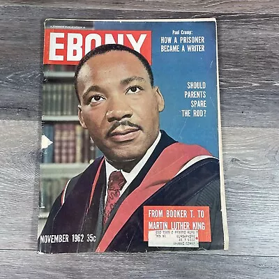 Ebony Magazine Dr Martin Luther King November 1962 Vintage Rare • $128