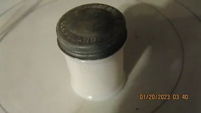 VINTAGE  2 1/2  HIGH MUSTEROLE MEDICINE JAR Cleveland • $5