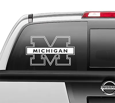 Michigan Wolverines Sticker Vinyl Decal Any Size Any Color • $4.99