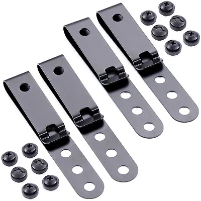 Metal Belt Clips - Model 5 - Holster Belt Clips - (w/SPTHA Mounting Hardware) • $26.95