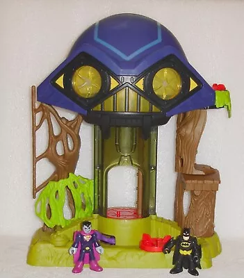 Fisher Price Imaginext Batman Superman Set Figures  & Hall Of Doom Light Up🌸 • £9.99