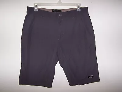 Oakley Lightweight Stretch Charcoal Gray Chino Shorts Men's 36  Waist • $14
