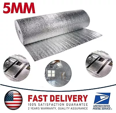 160 X40  House Wrap Reflective Foam Insulation Mat Foam Core Radiant Barrier • $30.99