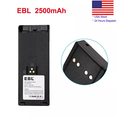 2500mAh NTN7143 NTN7144 NI-MH Battery For Motorola HT1000 HT6000 MTX9000 MTS2000 • $21.99