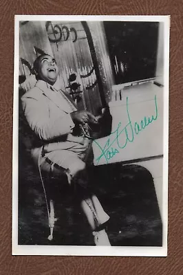 Scarce FATS WALLER Jazz Great SIGNED PHOTOGRAPH  Ain't Misbehavin'  + • $195