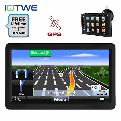 IOTWE 9'' Truck Sat Nav Lifetime UK & EU Maps GPS Navigation For HGV Lorry LGV • £70.99