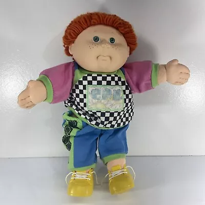 Cabbage Patch Kid  1990  Designer Line Red Orange Hair Green And  Freckles • $48.99