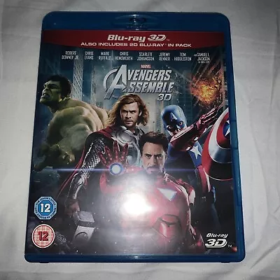 Marvel Avengers Assemble (Blu-ray 3D 2012) • £2.50