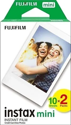 Fujifilm Instax Mini Instant Film White Border 20 Shot Pack Suitable Suitable • £10.60