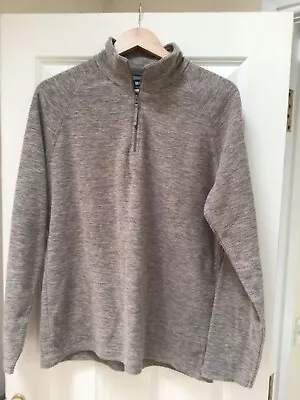 Mountain Warehouse Men's Micro Fleece MEDIUM Light Brown Used • £5