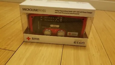 SURVIVALISTS LOOK HERE! Eton Microlink FR160 Emergency Radio USB Solar Crank • $12.99