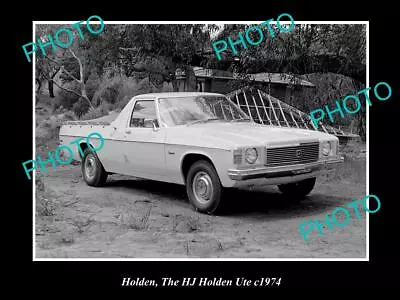 OLD LARGE HISTORIC PHOTO OF THE HJ HOLDEN UTE C1974 • $9