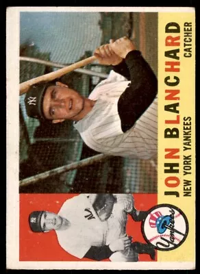 1960 Topps #283 John Blanchard VG-EX New York Yankees • $2.99