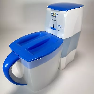Mr Coffee 3 Quart Iced Tea Maker TM75 Blue W/Pitcher Tested And Working • $34.87