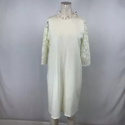 Asos - Women's Size 8 - Ivory Lace Overlay Maternity Dress • £20.68