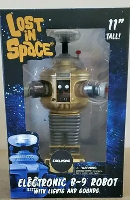 Lost In Space Electronic B 9 Robot Golden Boy With Lights And Sounds • $70