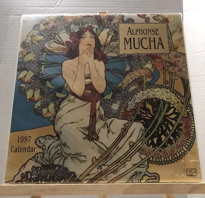 Alphonse Mucha 1997 Calendar Vintage Rare Graphique De France Sealed • $25