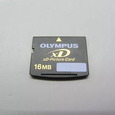 XD Picture Memory Card 16MB Olympus Type S • £14.99