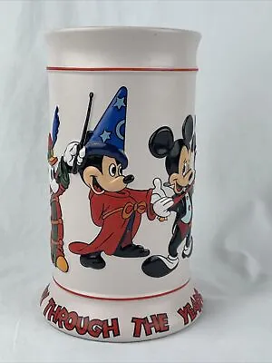 Disney Mickey Mouse Mickey Through The Years Beer Stein Tankard Mug 6.5” • $7