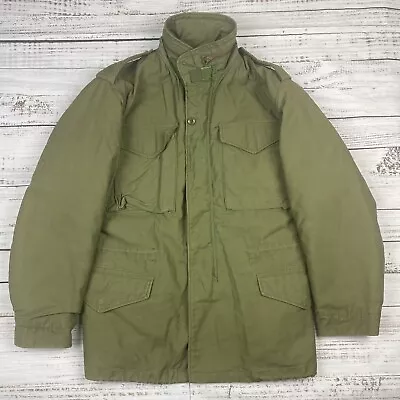 M65 Field Jacket Original Vintage Vietnam Alpha Industries Small Regular OG-107 • $149.95